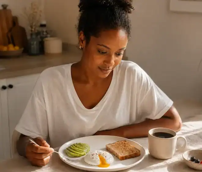 stopped eating in the morning for mental clarity